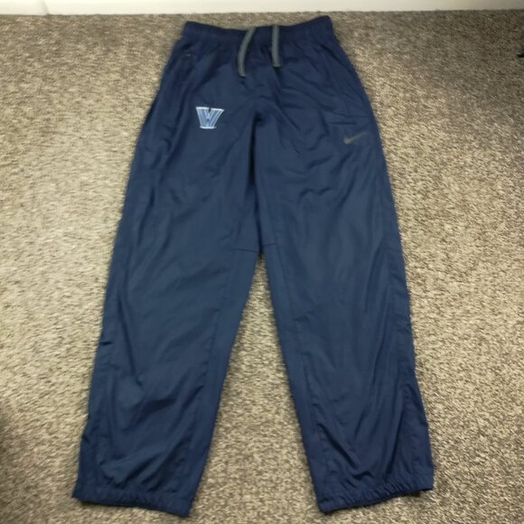 Villanova Wildcats Pants Nike Storm Fit Ankle Zip Pockets Blue Mens Medium - Picture 2 of 11